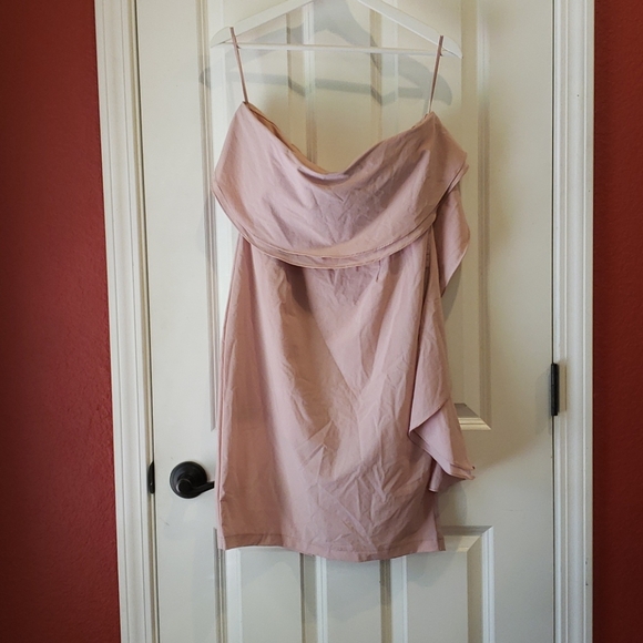 FASHION NOVA Mauve Still Falling For You Dress NEW - Picture 5 of 13